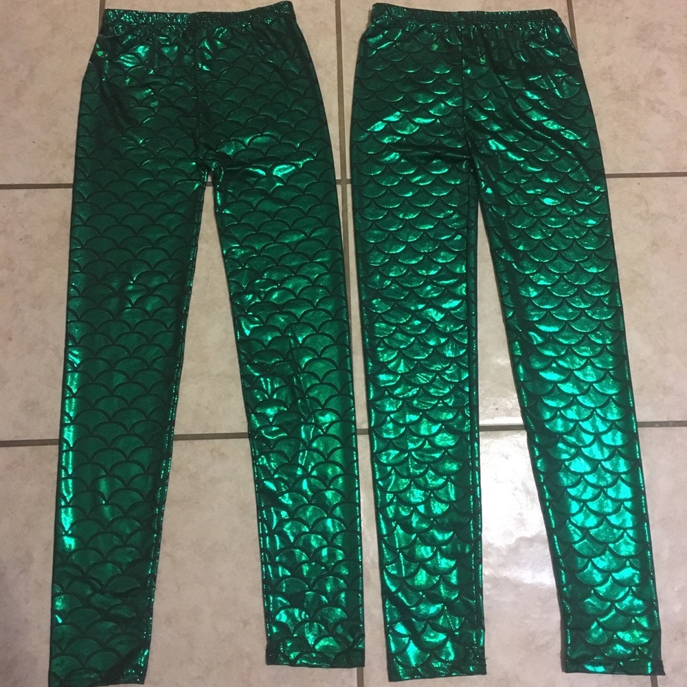 Mermaid leggings medium